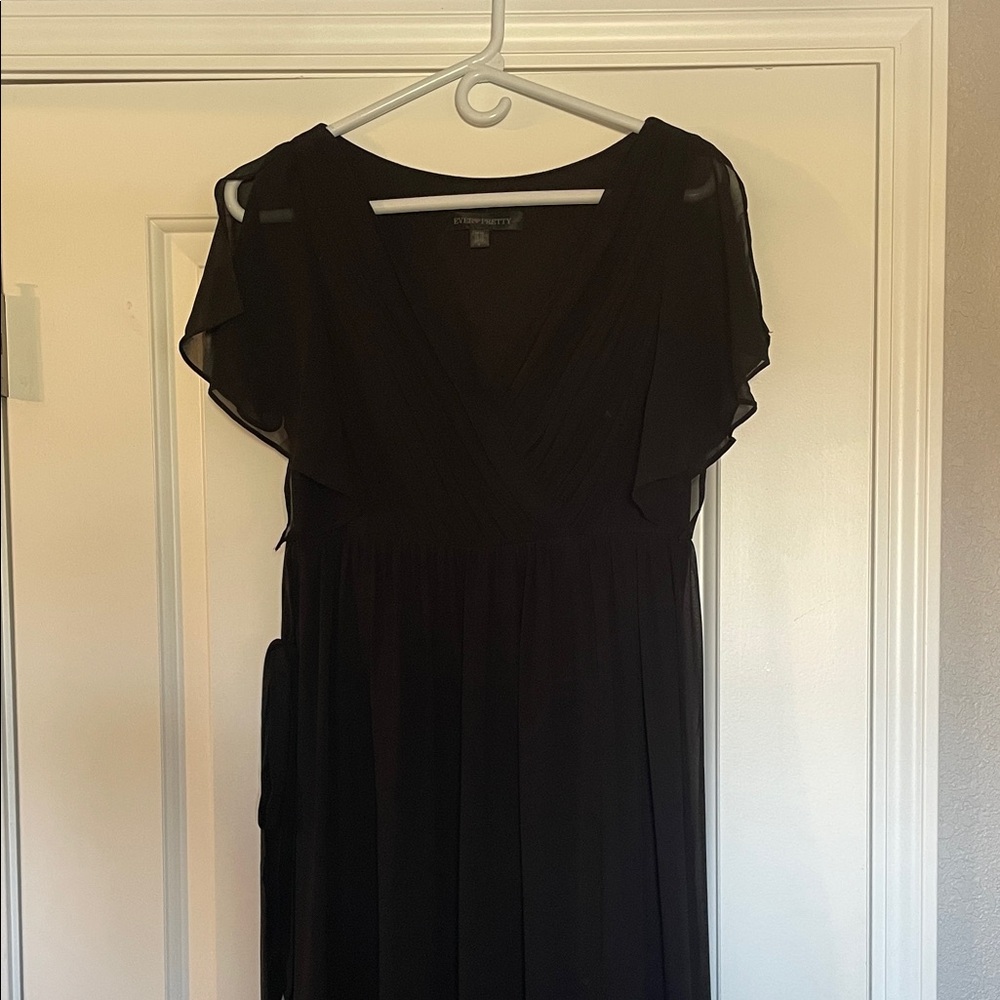 Chaus Black Maxi Dress